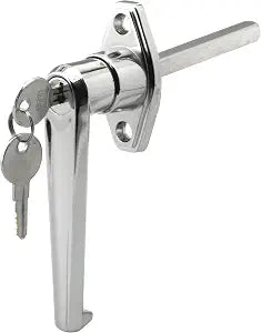 PRIME-LINE GD 52123 Door Handle Lock, Chrome Plated, Single Pack