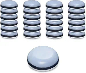 24Pcs Appliance Sliders, 3/4 Small Self-Adhesive Appliance Sliders for Heavy Kitchen Appliances, Slide Smooth on Countertop, Compatible with Most Kitchen Appliances