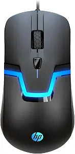 HP Wired RGB Gaming Mouse High Performance Mouse with Optical Sensor, 3 Buttons, 7 Color LED for Computer Notebook Laptop Office PC Home