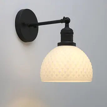 Pathson Milk White Modern Wall Sconce