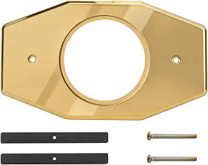 One-Hole Shower Remodel Cover Plate Compatible with Moen & Delta Valve Trim