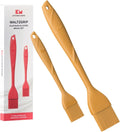 Kitchen Mama WaltzGrip Platinum Silicone Basting Pastry Brush, Yellow