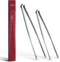 Precise Serrated Non-Slip Tips Cooking Tongs 2 Set (11.5" & 13.5")