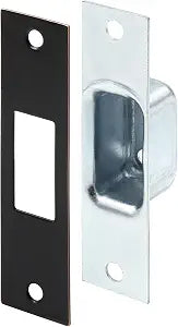 Prime-Line U 95397 Box Armored Security Strike, 4-7/8 inch Height x 1-1/4 inch Width, with Fasteners, Bronzel (Single Pack)