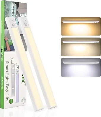 12 Inch Under Cabinet Light , USB Rechargeable Dimmable Motion Sensor LED