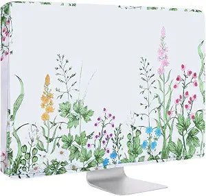 MOSISO Monitor Dust Cover 22,23,24,25 inch Anti-Static Dustproof, White