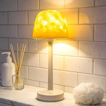 Shower Lamp Bathroom Lamp Waterproof with 16 Color Ocean Wave Projector