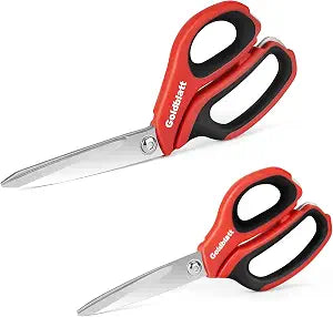 Goldblatt 2PCS Heavy Duty Scissors, Multipurpose Shop Scissors