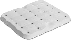 KMINA Shower Chair Cushion 15.5 x 12.5 Inch, Waterproof Bath Pad, Gray