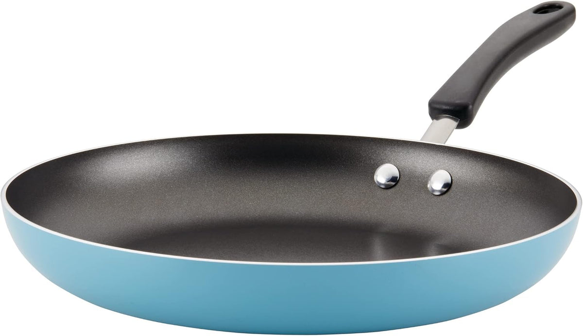 Farberware Cookstart DiamondMax Nonstick Frying Pan, 12.25-Inch, Aqua