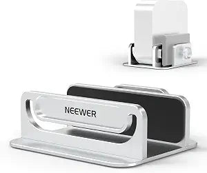 NEEWER Basics Mac mini Stand with SSD Holder, Aluminum Alloy PC Slot Upright Rack Dock Desk Mount Computer Accessories Compatible with Apple Mac mini with M4 or M4 Pro Chips, DS025