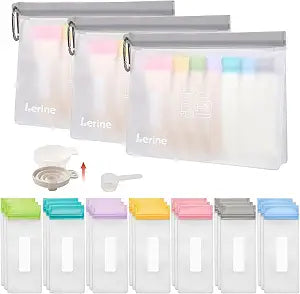 Lerine Protein Powder Travel Container Set, Protein Powder Container To Go