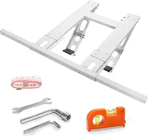 Luxiv No Drill Double Pole Window AC Unit Support Bracket with Tools