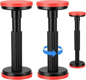 2PCS Adjustable Telescopic Support Poles Cabinet Brackets Supports up to 440 lbs Bracket Dust Barrier Poles 7"-17.7" Heavy-Duty Nylon Undermount Sink Rods for Bathroom Vanity Furniture Sofa