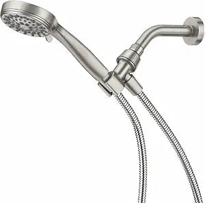 Moen 20091SRN 5-Setting Hand Held Brushed Nickel Spot Resist Shower Head, 2.5 GPM