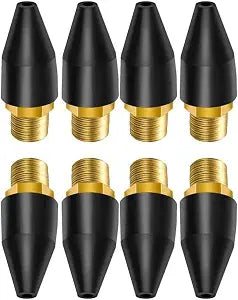 8PCS Black Rubber Air Tool For Air Nozzle Tip, Blow Gun Rubber Tip For Air Tool, Parts Air Nozzle For Air Blow Guns Tool For Air Tool Parts & Accessories Air Blow Guns Tool