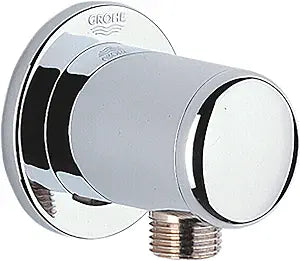 Grohe 28672000 Relexa Shower Wall Union, 0.5-Inch Threaded Connection, Starlight Chrome