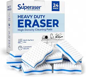 Magic Sponge Eraser, 3X Density Melamine Cleaning Sponges, 24 Pack