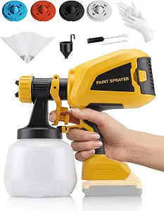 Cordless Paint Sprayer Fits for DEWALT 20V MAX Battery (No Battery)