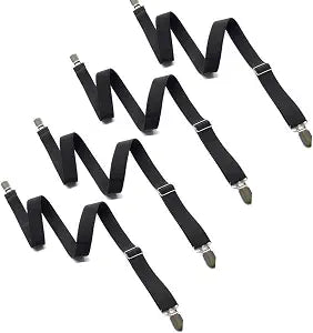Extend 20" to 78" Adjustable 4-Piece Under Sofa, Mattress, Bed Sheet Fastener, Long Strap Clip Bands BDJ01