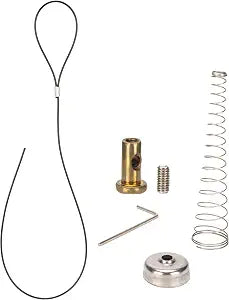 Gate Latch Cable Pull, Spring-Loaded Latch Kit for Wooden Fence Gates