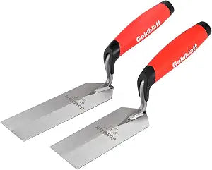 Goldblatt 6''X2'' & 5''X2'' Margin Trowel Set for Tile, Masonry, Cement