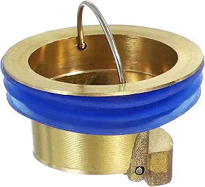 uxcell Odor Proof Floor Drain, Brass Floor Drain Cover Shower Plug Drain Backflow Preventer Suitable for 1.2-1.6" Caliber Pipes Tubes Bathroom Kitchen, Gold