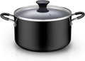 Cook N Home 6 Quart Non Stick Stock Pot with Lid, Large Pots for Cooking