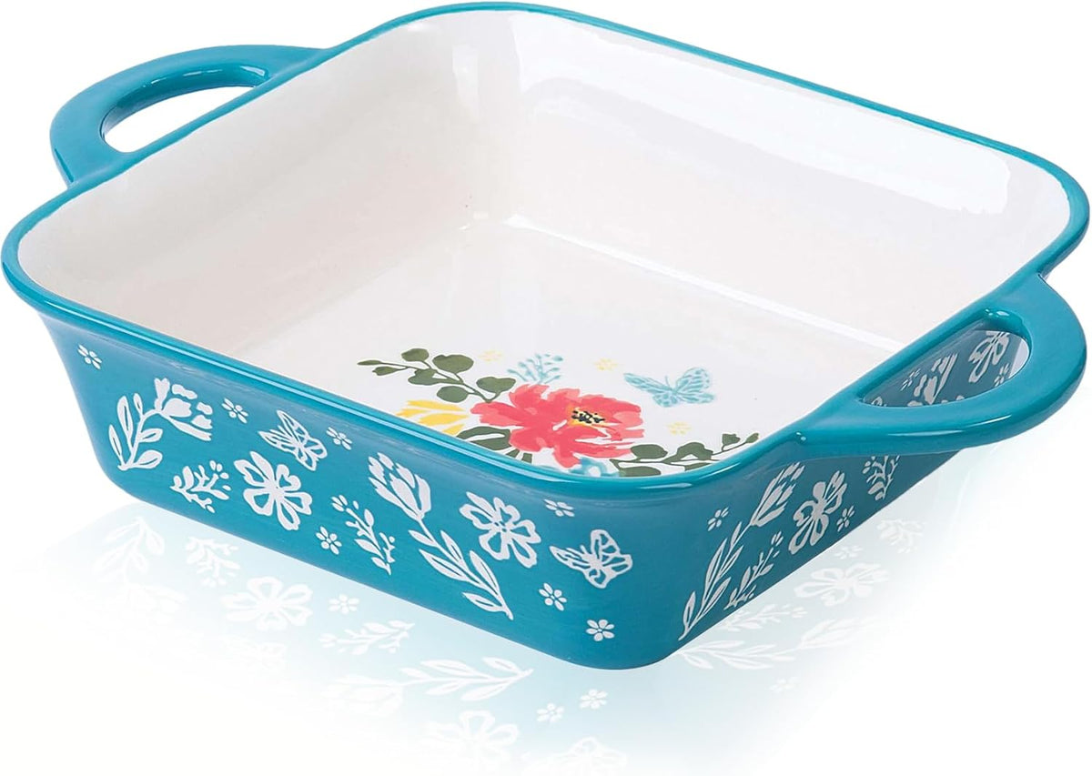 Wisenvoy 8x8 Baking Pan Brownie Pan Casserole Dish Ceramic Baking Dish Square Casserole Dishes For Oven
