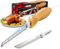 Prikoi Electric Knife for Meat Slicing, for Homemade Bread, 2 Blades