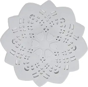Shower Drain Hair Catcher, TPR Hair Stopper Shower Drain Covers Drain Protector Hair Stopper for Flat Drains of Shower Room, Bathroom