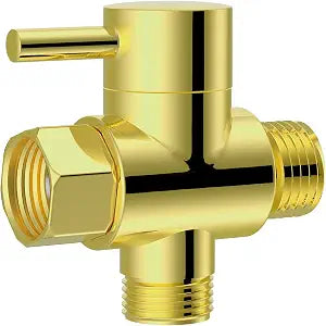Brass Shower Arm Diverter Valve G1/2 (Gold)