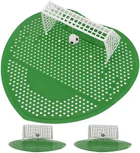 2 pack Goal Urinal Football Shooting Mat Urinal Men's Toilet Urinal Tool Pad Deodorant Clean Aromatic Bathroom Bucket Fragrance Filter Cleaning Tool