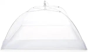 Fox Run Giant Square Food Umbrella, 18" sq, White