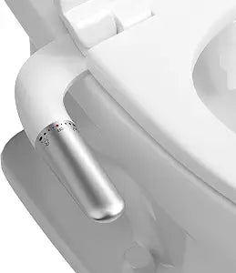 hansrapo Ultra-Slim Bidet Attachment for Toilet, Dual mode Fresh Water Bidet with Self-Cleaning Nozzle, One-Handle Pressure Control, Quick-Release Design, Non-Electric Bidet Seat Attachment