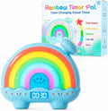 Timer Pal, Rainbow Visual Timer for Kids/Adults, 0-99 Minutes Light Timer