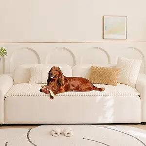 Mitid Sofa Cover Fuzzy Couch Covers for Pet, Couch Covers for Dogs Cats