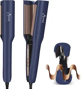 Aima Beauty 1 Inch Deep Wave Curling Iron Hair Crimper Waver Beach Waves