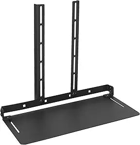 VIVO Black 13 in Over Under VESA Monitor Shelf Mount, MOUNT-SF01M