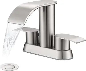 Bathroom faucets (Brushed Nickel, 4 Inch)