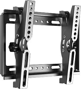 Tilt TV Mount for Most 14-42 Inches Flat Curved Screen TVs and Monitor, Fit 22 24 27 32 39 40" Universal Slim Profile Wall Mount Bracket Loading 55lbs, Max VESA 250x210mm, Small TV Wall Mount