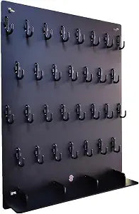 Car key organization rack with 30Hooks Storage Board for Garage, Car Dealer
