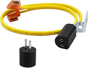 7006U Cad Cell Flame Sensor Kit, Replacement Parts for Beckett Oil Burners AF/G NX SR SF, Cad Cell Eye and 15" Wire Lead Set, Replace Honeywell C554A1687 (140F)