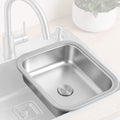 Stainless Steel Dishpan for Kitchen Sink Dish Basin with Drain