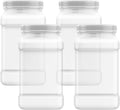 Mountain West, Square Jars, 1 Gallon (4 Pack)