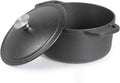 Commercial Chef 3.4-Qt. Dutch Oven with Lid, Cast Iron, CHCI340