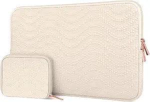 ARVOK Laptop Sleeve 15 inchWaterproof Laptop Case with Accessory Pouch