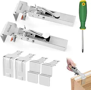 Drawer Front Installation Clamps, Drawer Clamps for Drawer Panel Installation Fixing Clips, Easy, Labor-Saving, and Efficient Drawer Fixing Clip