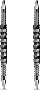 2 Pcs Dual Head Nail Setter Spring Loaded Nail Set 3/32 & 1/8