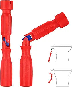 Toilet Seat Fitting Tool - Universal Toilet seat Installation Key, Toilet Seat Repair Wrench, 10/13/17mm Professional Universal Plastic High-Strength Installation Key (1 Pack)